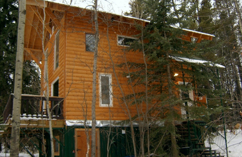 Chalet exterior at Kramer Pond Lodge.