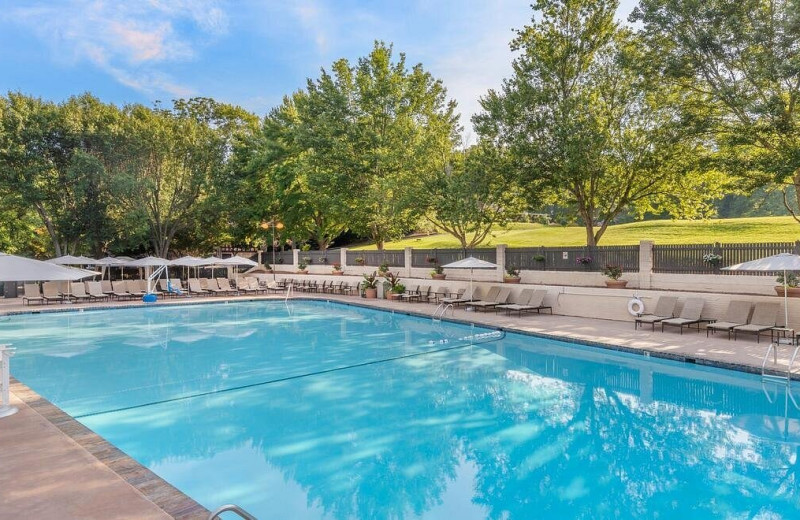 Outdoor pool at The Omni Grove Park Inn.