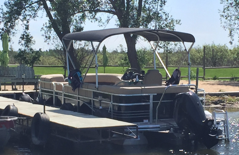 Pontoon at Blackduck Lodge & Resort.