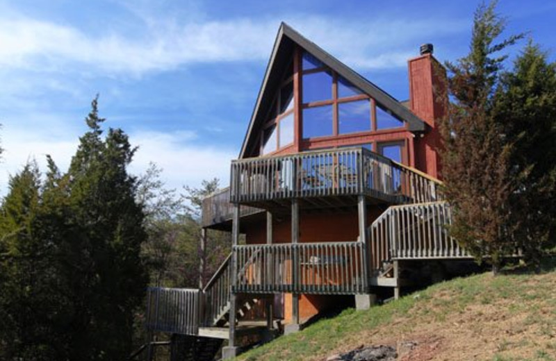 Cabin exterior at Cabins For You.
