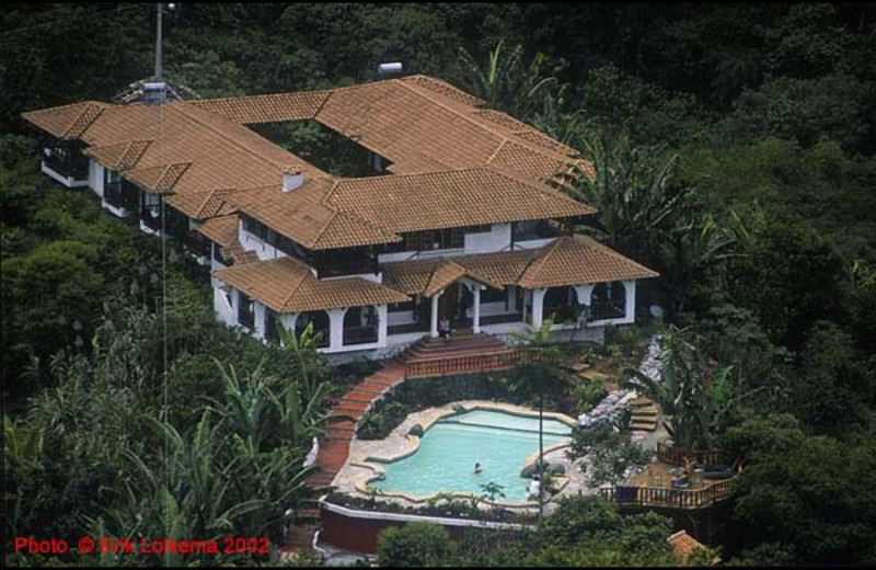 Exterior view of Hacienda Primavera Wilderness Ecolodge.