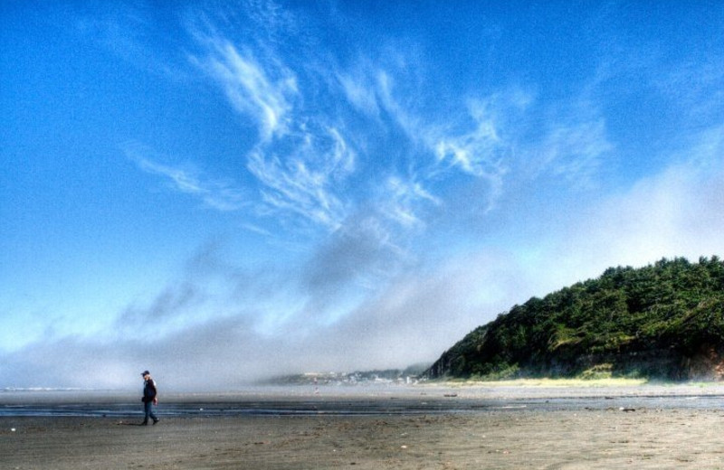 Beach at Seabrook Cottage Rentals.