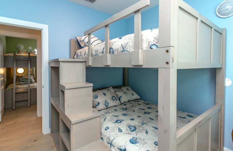 Rental bedroom at Silver Sands Realty.