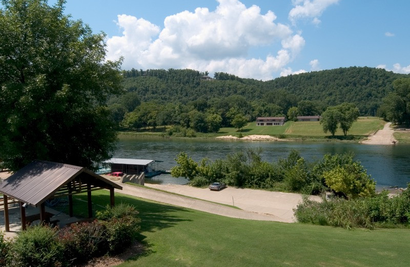 View from Norfork Resort & Trout Dock.