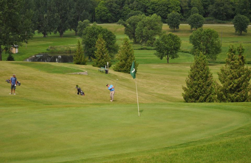 Golf course near Bell's Resort Bar and Grill.