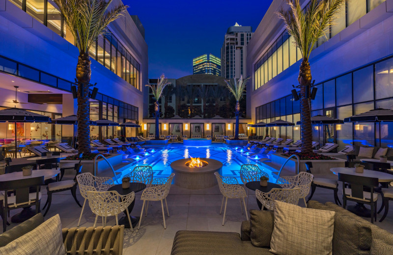 Outdoor pool at The Post Oak at Uptown Houston.