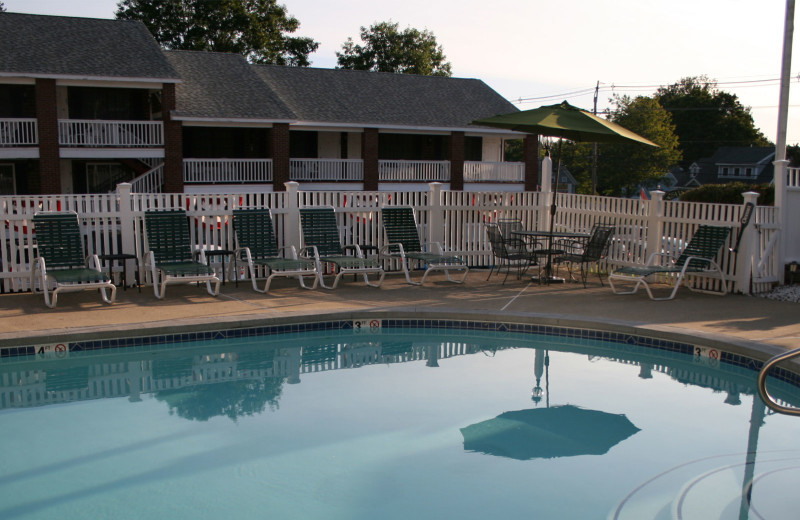 Outdoor pool at Sea View Motel.