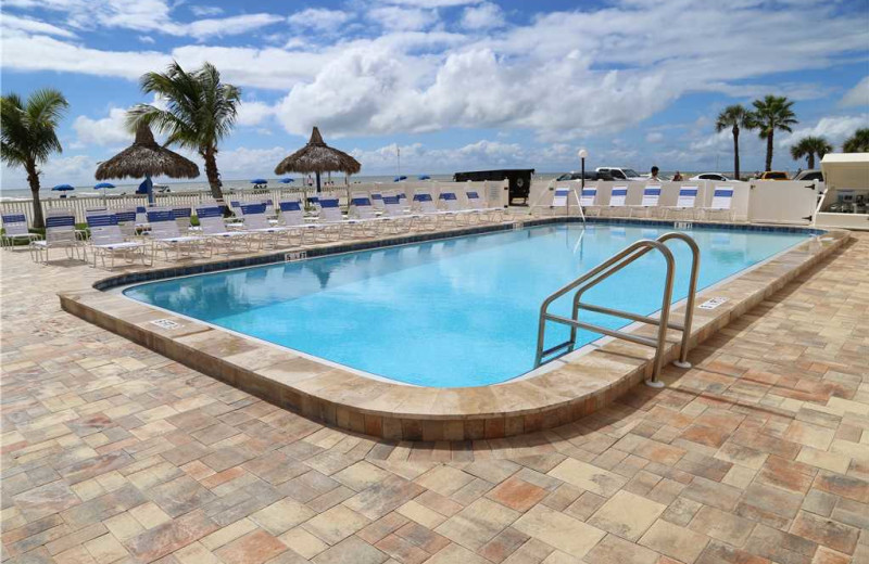 Pool at Beach Place Condominiums.