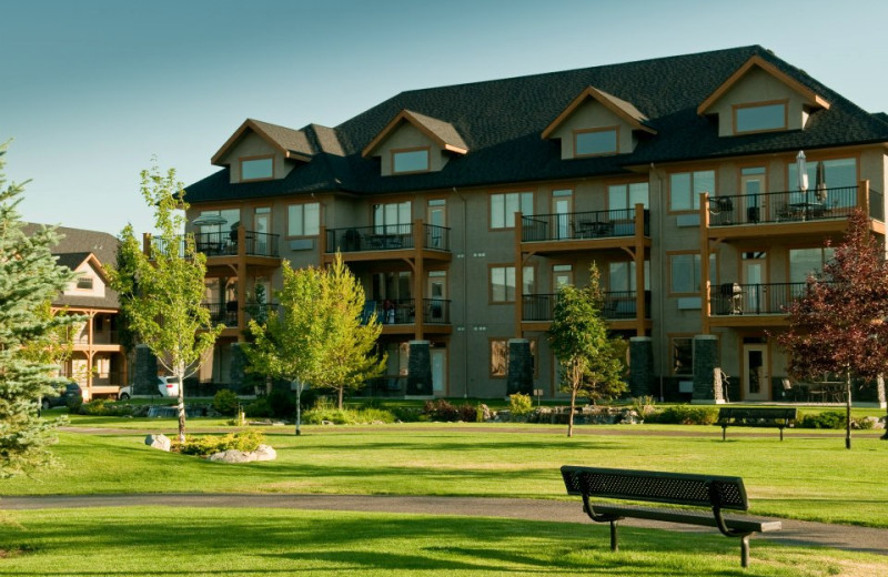 Park view at Bighorn Meadows Resort.