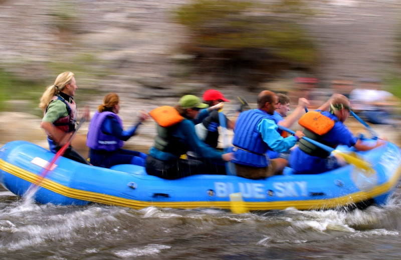 Rafting near The Bella Vista Estate.