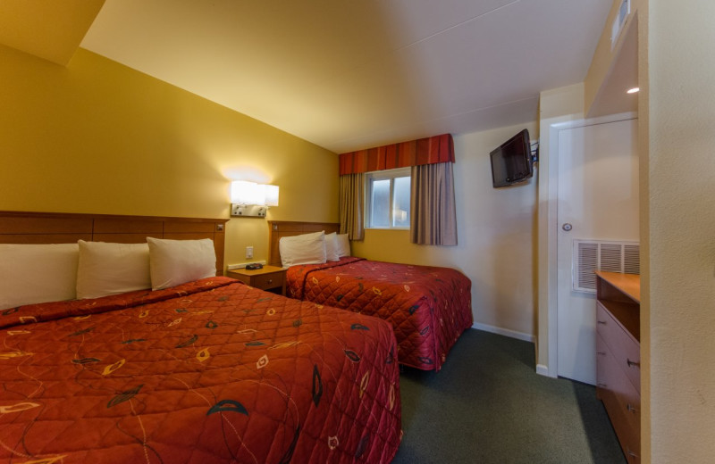 Two bed guest room at Fleur De Lis Beach Resort.