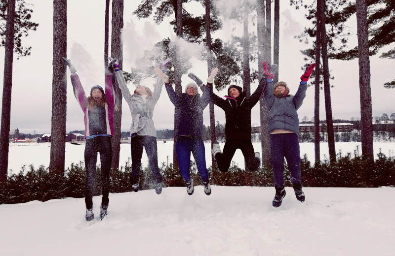 Family at The Beacons of Minocqua.