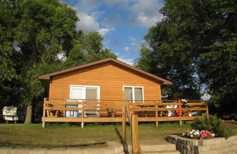 Cabin exterior at Shady Rest Resort.