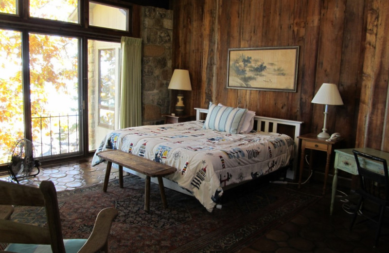 Rental bedroom at Vacation Cottages.