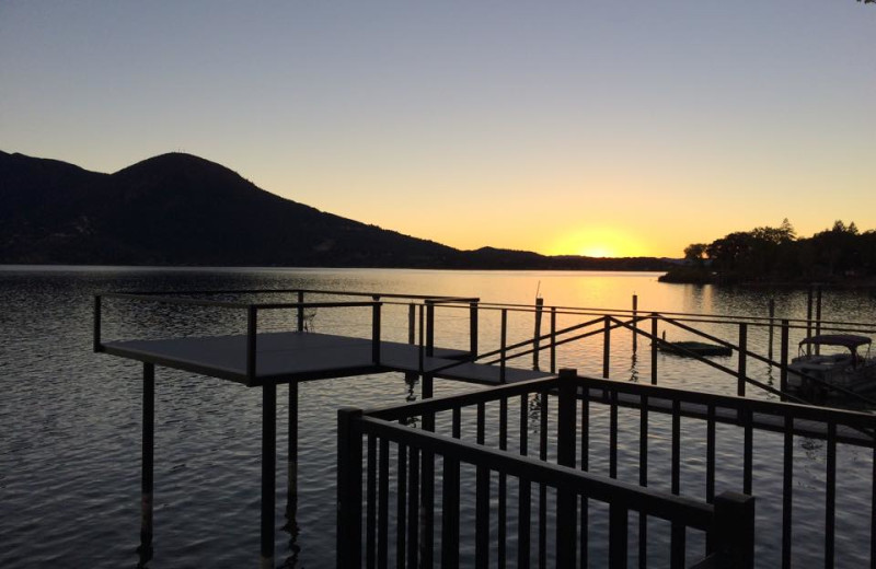 Dock at Lake Marina Inn.