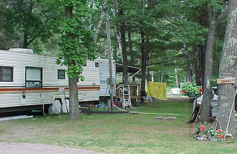 RV's at Evergreen Lodge