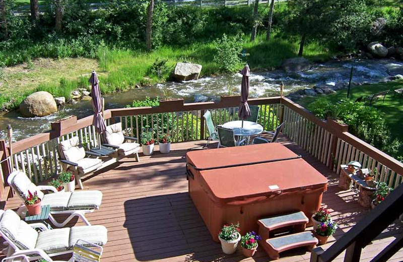 Deck at 4 Seasons Inn.