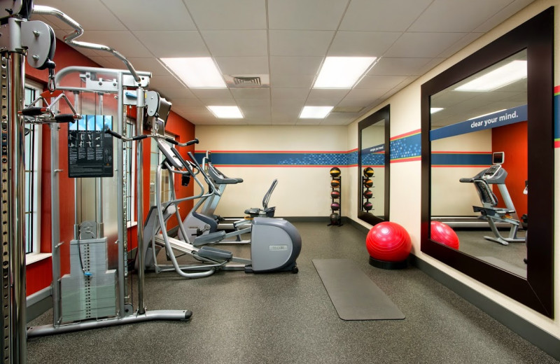 Fitness center at Hampton Inn & Suites Outer Banks/Corolla.