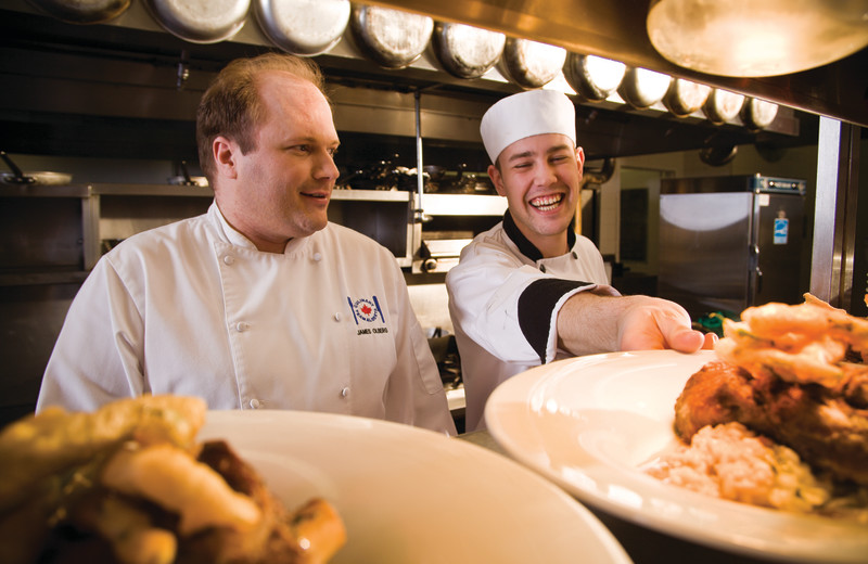 Chefs at Queen's Landing.