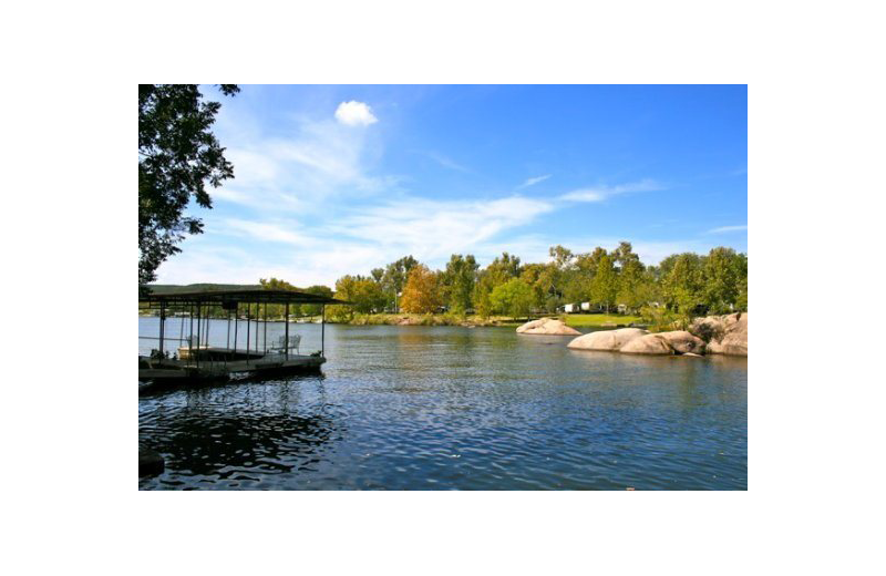 Lake view at Oak House On Lake LBJ.