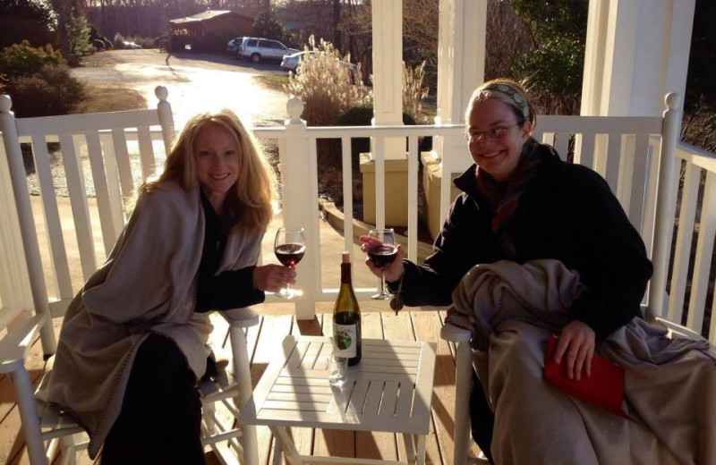 Relaxing at Dahlonega Spa Resort.