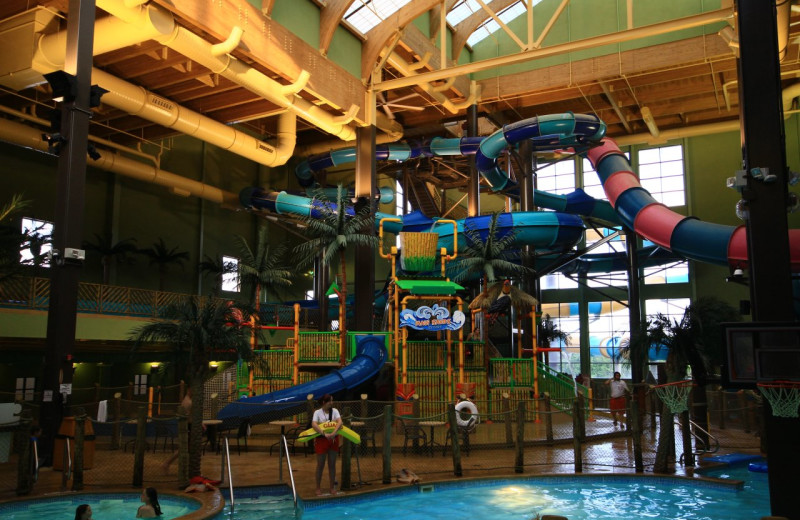 Indoor waterpark at Maui Sands Resort & Indoor Waterpark.