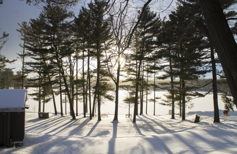 Grounds at Woodloch Resort.