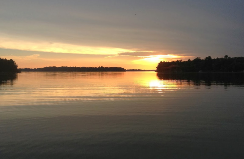 Sunset at Outers Resort.