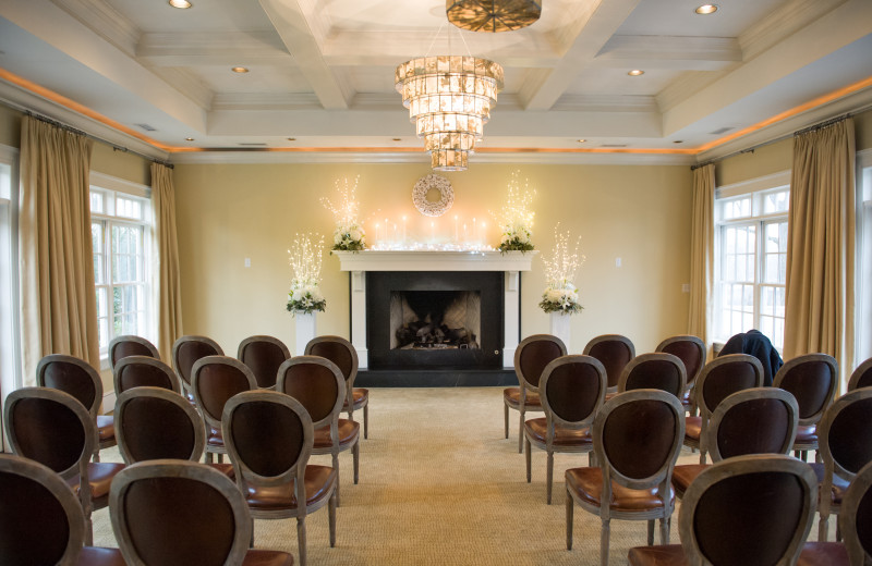 Wedding ceremony at The Inn at Willow Grove.