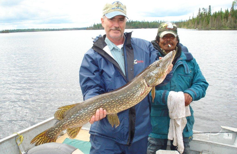 Fishing at Sandy Beach Lodge.