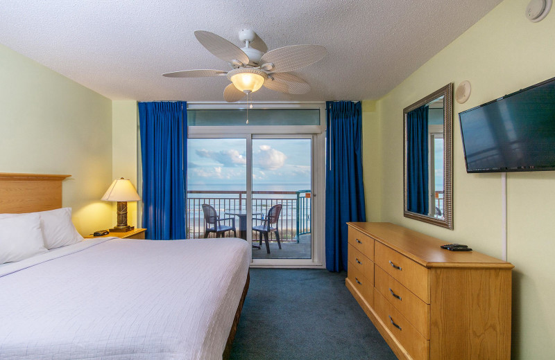 Guest room at Paradise Resort.
