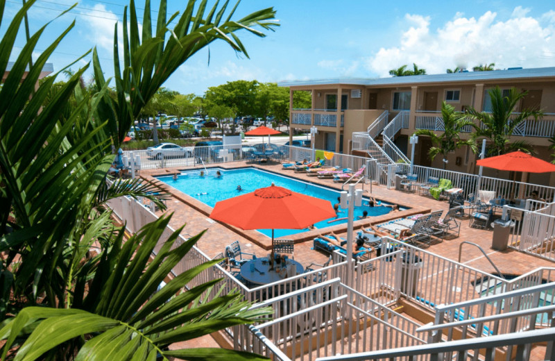 Exterior view of Sand Castle Beach Club.