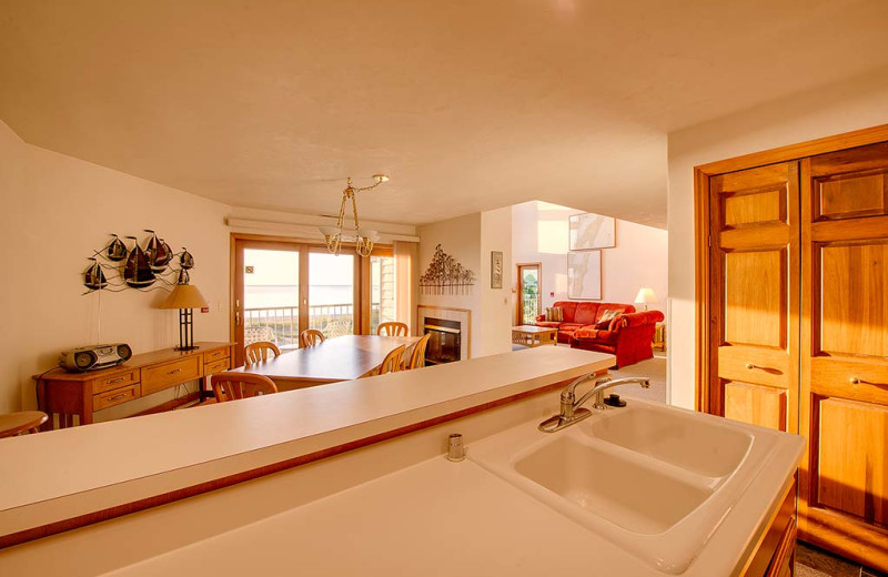 Guest condo at Glidden Lodge Beach Resort.
