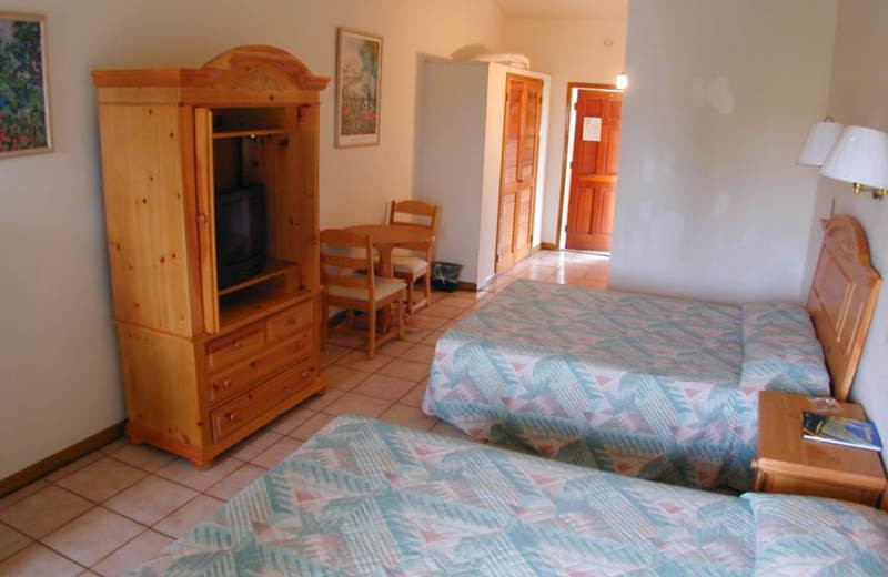 Guest room at Orange Hill Beach Inn.