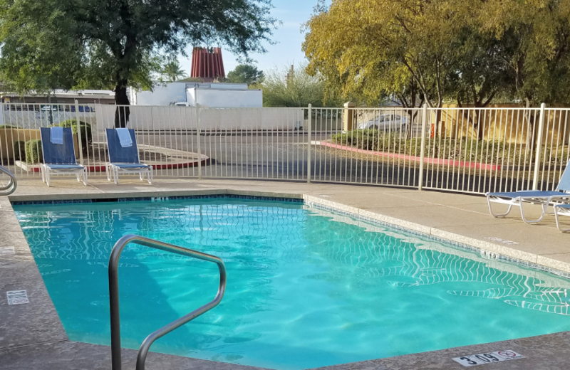 Outdoor pool at Extended Stay America Phoenix - Scottsdale - Old Town.
