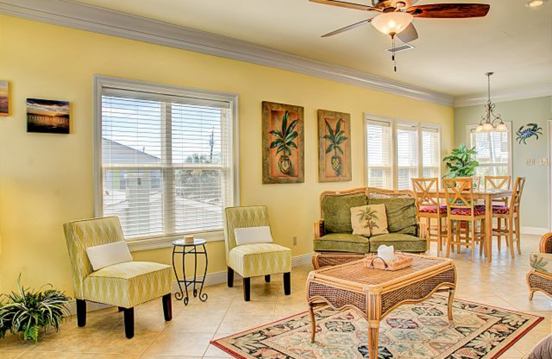 Living room area at Island Resort Management