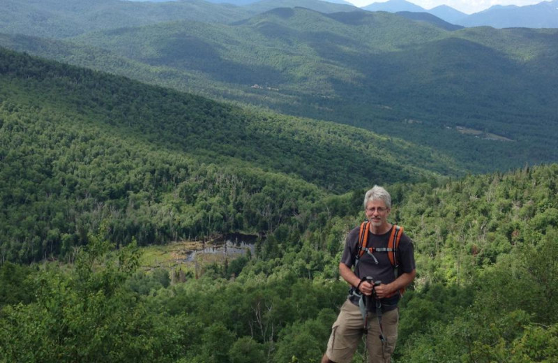 Hiking at ADK Trail Inn.