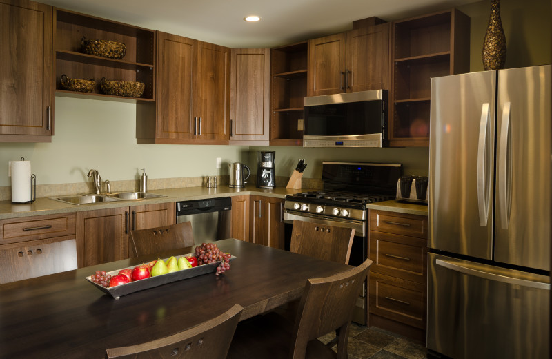 Guest kitchen at Nootka Marine Adventures.