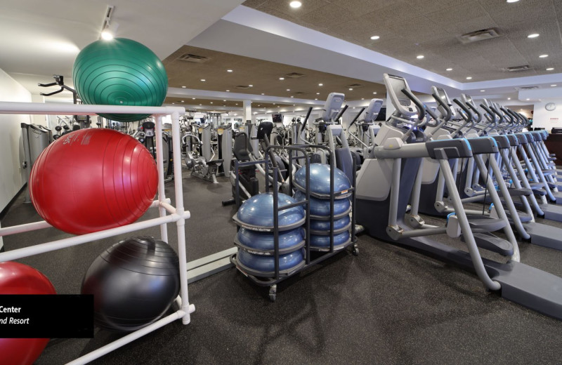 Fitness center at The Grand Resort.