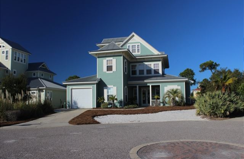 Rental exterior at Sunset Properties.