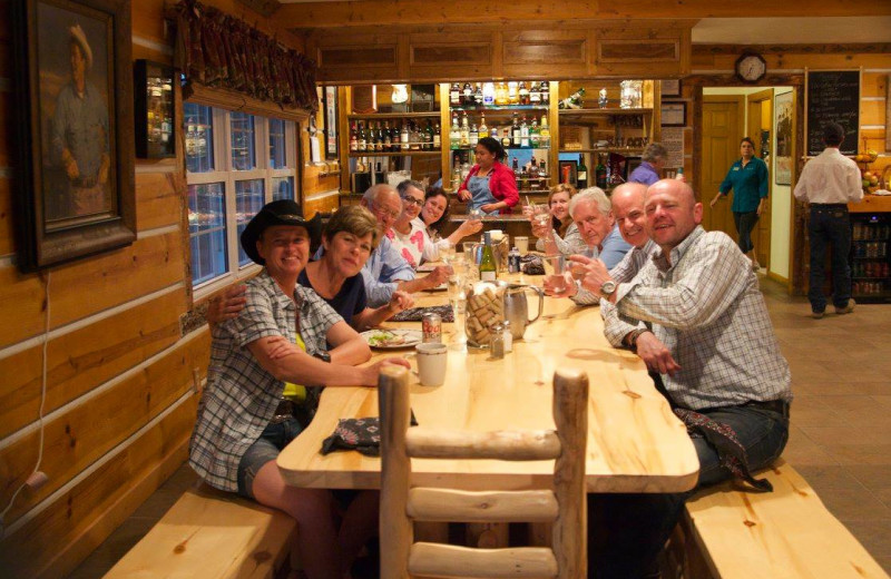 Dining at Colorado Cattle Company Ranch.