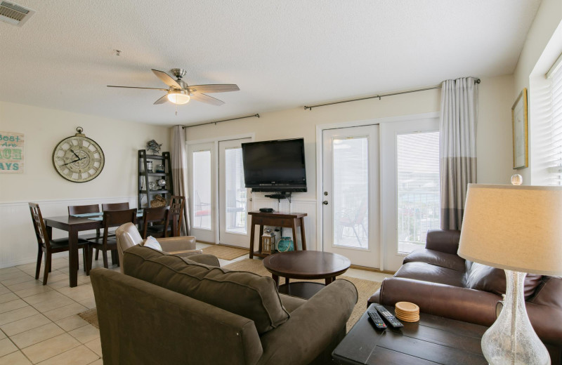 Guest room at Grand Caribbean Resort.