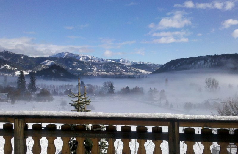 Balcony view at Haus Rohrbach Pension.