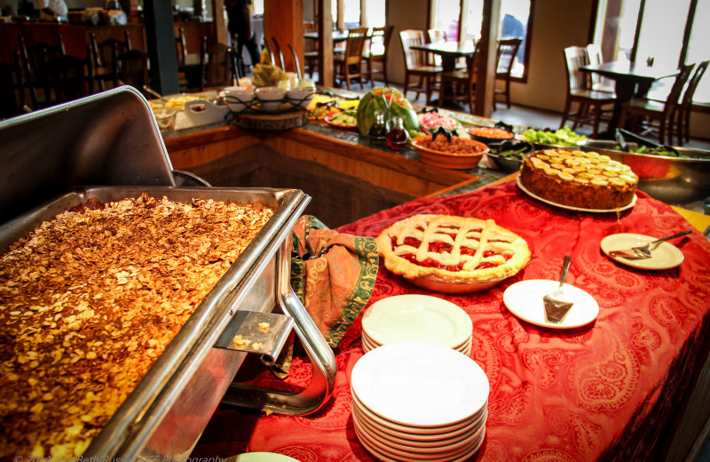 Dining at ACE Adventure Resort.