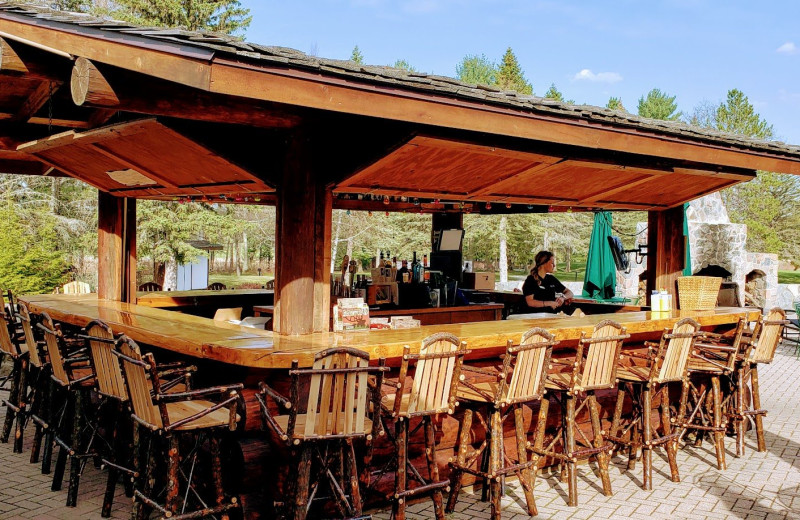 Tiki bar at Garland Lodge and Resort.