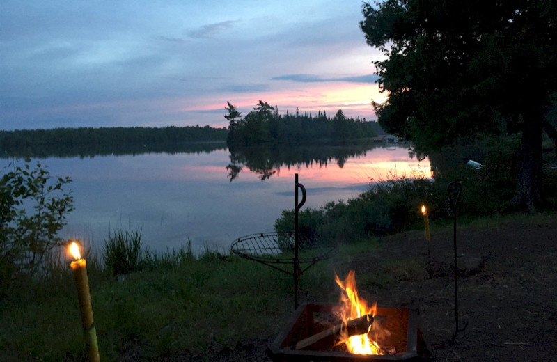 Lake view at Nor'Wester Lodge 