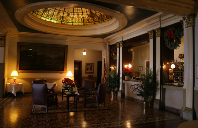 Lobby view at Hotel Savoy.