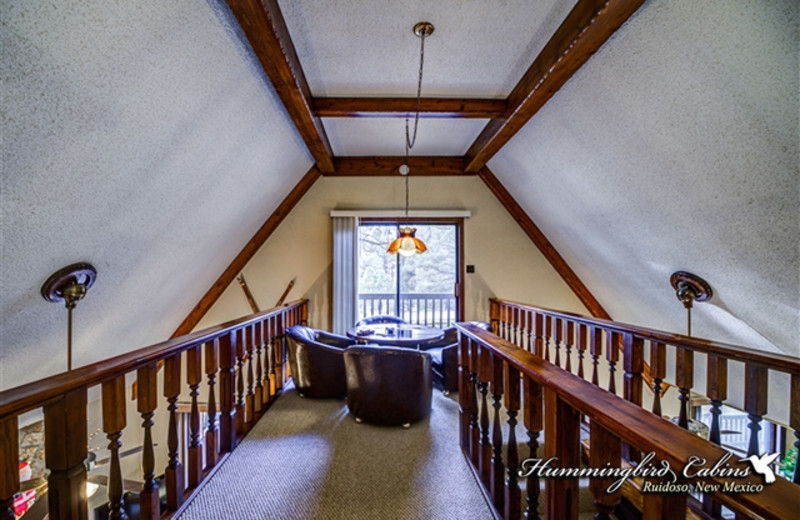 Loft area at Hummingbird Cabins - Timberline Townhouse Vacation Rental
