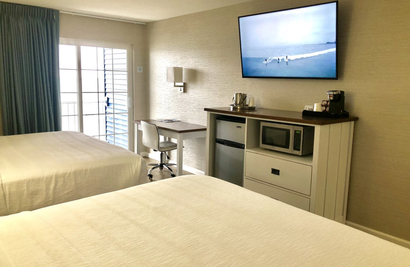 Guest room at Baywatch Resort.