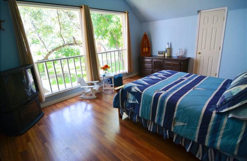 Rental bedroom at Lake Travis & Co.